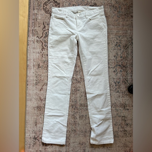 J. Crew Ivory Corduroy Pants - Picture 1 of 4